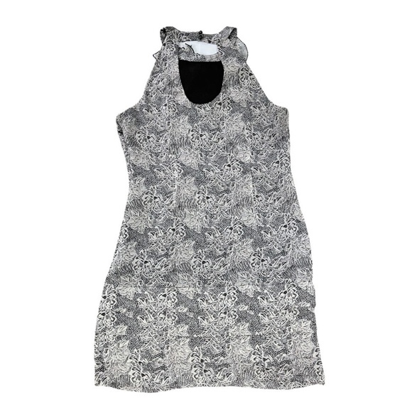 ECI New York Ruffle Bib Halter Dress sz 6 - Picture 5 of 14